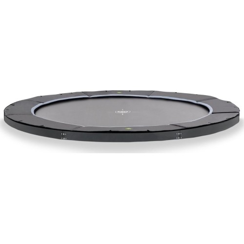 EXIT Dynamiczna trampolina sportowa naziemna ø305cm - czarna