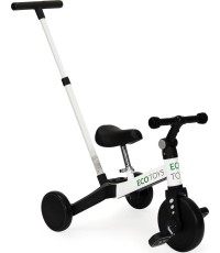 Trójkołowy rowerek dla małych dzieci z uchwytem do pchania Modern Home 2w1, biały