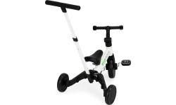 Trójkołowy rowerek dla małych dzieci z uchwytem do pchania Modern Home 2w1, biały