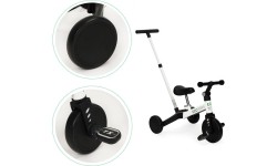 Trójkołowy rowerek dla małych dzieci z uchwytem do pchania Modern Home 2w1, biały