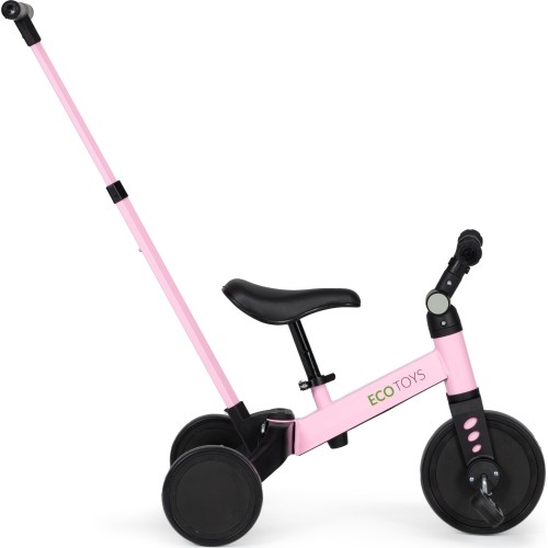 Rower trójkołowy biegowy 2w1 rączka do prowadzenia