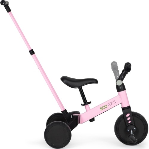 Rower trójkołowy biegowy 2w1 rączka do prowadzenia