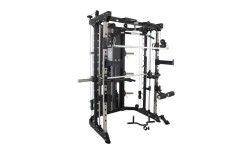 Wielofunkcyjna maszyna Smitha Pivot Fitness FSM-400 Functional Smith Machine, czarna