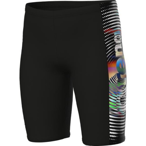 B Arena Lit Logo Swim Jammer Black-Multi 10-11 - 550