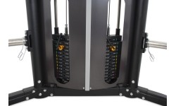 Wielofunkcyjna maszyna Smitha Pivot Fitness FSM-400 Functional Smith Machine, czarna