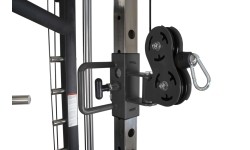 Wielofunkcyjna maszyna Smitha Pivot Fitness FSM-400 Functional Smith Machine, czarna