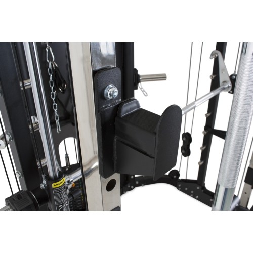 Wielofunkcyjna maszyna Smitha Pivot Fitness FSM-400 Functional Smith Machine, czarna
