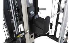 Wielofunkcyjna maszyna Smitha Pivot Fitness FSM-400 Functional Smith Machine, czarna