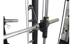 Wielofunkcyjna maszyna Smitha Pivot Fitness FSM-400 Functional Smith Machine, czarna