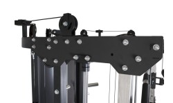Wielofunkcyjna maszyna Smitha Pivot Fitness FSM-400 Functional Smith Machine, czarna