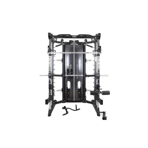 Wielofunkcyjna maszyna Smitha Pivot Fitness FSM-400 Functional Smith Machine, czarna