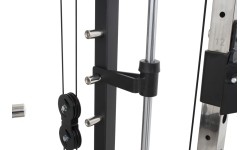 Wielofunkcyjna maszyna Smitha Pivot Fitness FSM-400 Functional Smith Machine, czarna