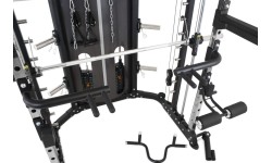 Wielofunkcyjna maszyna Smitha Pivot Fitness FSM-400 Functional Smith Machine, czarna