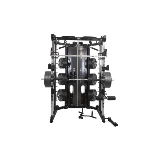 Wielofunkcyjna maszyna Smitha Pivot Fitness FSM-400 Functional Smith Machine, czarna