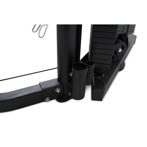 Wielofunkcyjna maszyna Smitha Pivot Fitness FSM-400 Functional Smith Machine, czarna