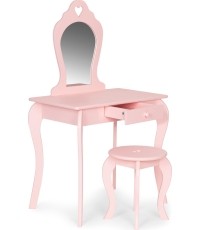 Toaletka dziecięca duża z lustrem dla dziewczynki ECOTOYS