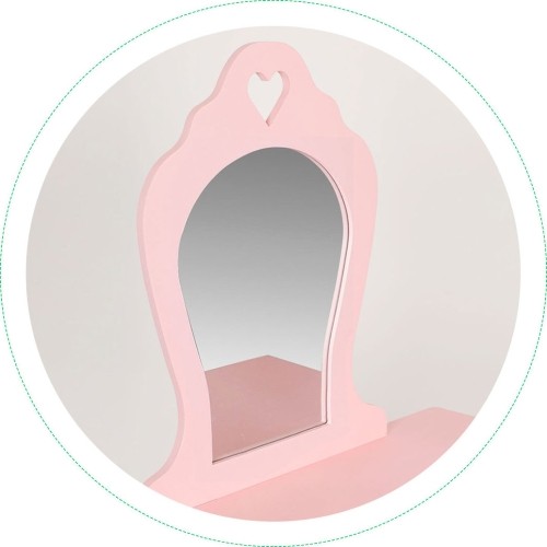 Toaletka dziecięca duża z lustrem dla dziewczynki ECOTOYS