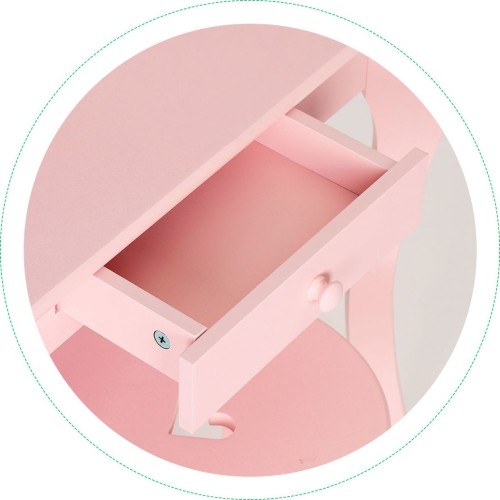 Toaletka dziecięca duża z lustrem dla dziewczynki ECOTOYS