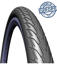 Opona rowerowa Rubena Flash 28x1.75 (47-622) z paskiem odblaskowym, czarna