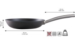 Patelnia ze stali węglowej Skottsberg, 28 cm