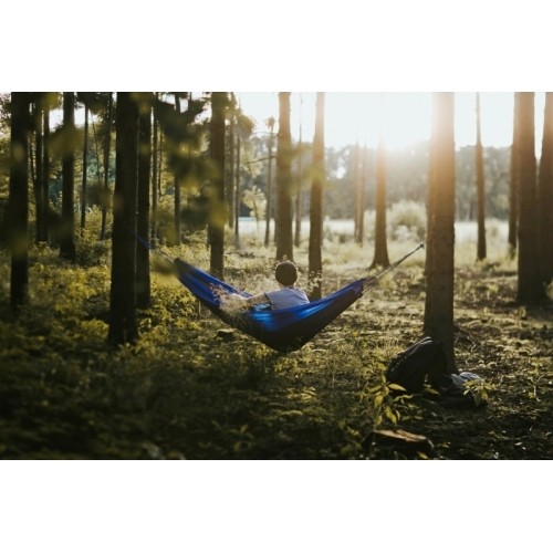 Hamak Amazonas Light Silk Traveller, niebieski