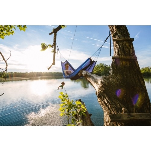 Hamak Amazonas Light Silk Traveller, niebieski