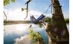 Hamak Amazonas Light Silk Traveller, niebieski