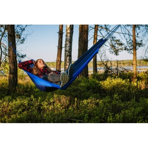 Hamak Amazonas Light Silk Traveller, niebieski