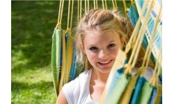 Hamak ogrodowy do siedzenia Fotel hamakowy Amazonas Brasil Lemon