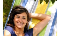 Hamak ogrodowy z rozpórką Amazonas Tonga Kolibri