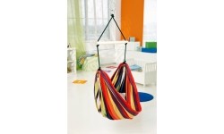 Hamak do siedzenia ogrodowy domowy dla dzieci Amazonas Kid's Relax Rainbow