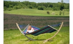Hamak Amazonas Aruba z materiału EllTex, niebieski
