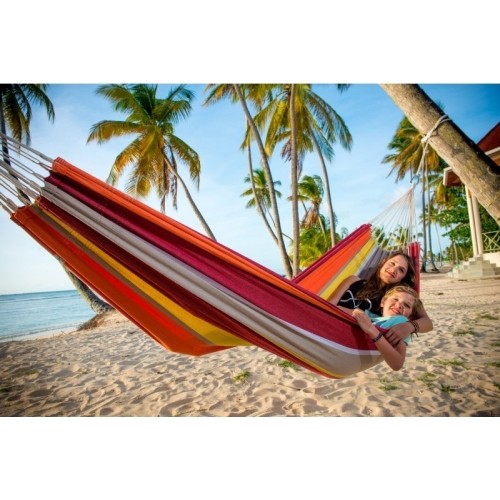 Podwójny hamak ogrodowy Amazonas Barbados Acreola, Dla 2 osób