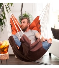 Hamak ogrodowy do siedzenia Fotel hamakowy Amazonas California Terracotta