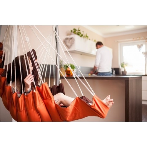 Hamak ogrodowy do siedzenia Fotel hamakowy Amazonas California Terracotta