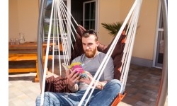 Hamak ogrodowy do siedzenia Fotel hamakowy Amazonas California Terracotta