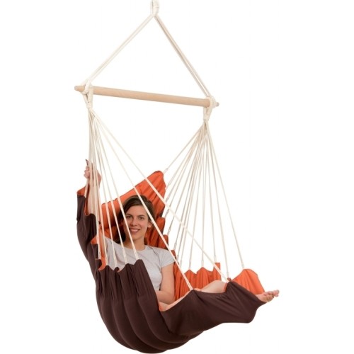 Hamak ogrodowy do siedzenia Fotel hamakowy Amazonas California Terracotta