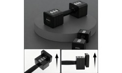 ADJUSTABLE DUMBELLS BLACK 2 x 5 KG HL02 HMS