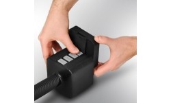 ADJUSTABLE DUMBELLS BLACK 2 x 5 KG HL02 HMS