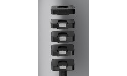 ADJUSTABLE DUMBELLS BLACK 2 x 5 KG HL02 HMS