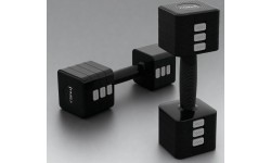ADJUSTABLE DUMBELLS BLACK 2 x 5 KG HL02 HMS