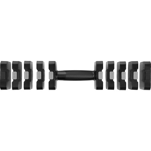ADJUSTABLE DUMBELLS BLACK 2 x 5 KG HL02 HMS