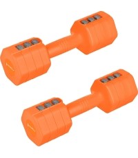 Hantle regulowane HMS HL03 pomarańczowe 2 x 2,5 kg