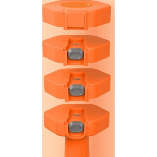 ADJUSTABLE DUMBELLS ORANGE 2 x 2,5 KG HL03 HMS