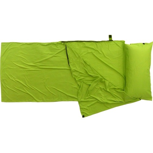 Wkładka do śpiwora Origin Outdoors Microfiber, prostokątna, zielona
