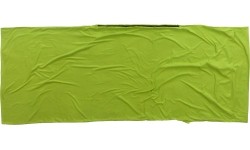 Prostokątna wkładka do śpiwora Origin Outdoors Mikrofibra, Zielona
