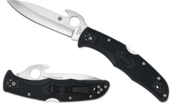 Nóż składany Spyderco C10PGYW Endura 4, Emerson Opener, Szary