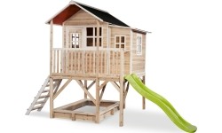 Drewniany domek do zabawy EXIT Loft 550 - naturalny
