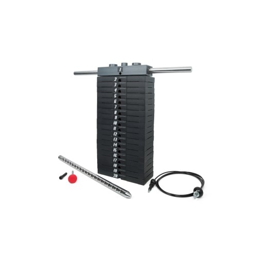 Zestaw obciążników BodyCraft 90 kg do Lat Pull Tower