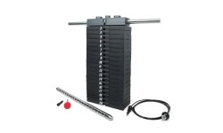 BodyCraft zestaw obciążeń 90 kg do wieży wyciągu górnego